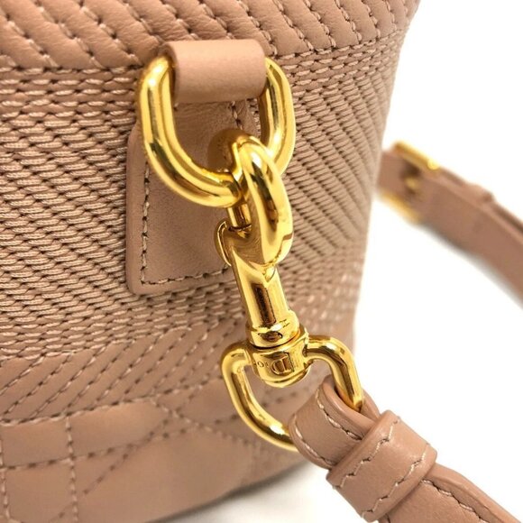 CHRISTIAN DIOR TRAVEL Small Bag Cannage Stitch 2WAY Shoulder Hand Bag Unused - Picture 8 of 16